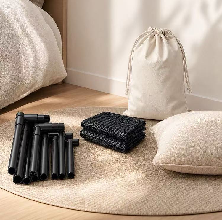Elevated Dog Bed with Neck‑Support Bolster Pillow